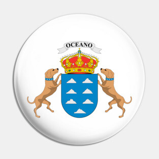 Coat of arms of Canary Islands Pin