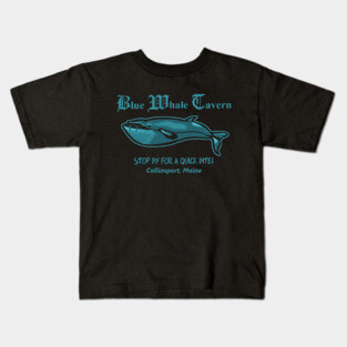 Dark Shadows Blue Whale Tavern Kids T-Shirt