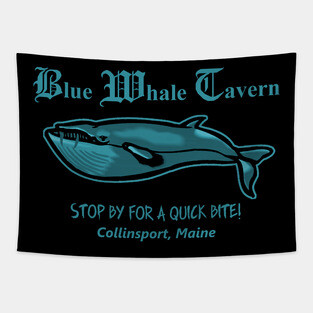 Dark Shadows Blue Whale Tavern Tapestry