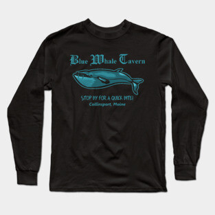 Dark Shadows Blue Whale Tavern Long Sleeve T-Shirt