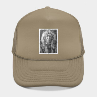 Sitting Bear, Native American Chief Hat