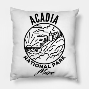 Acadia National Park Pillow