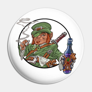 St Patricks Party Leprechaun Pin
