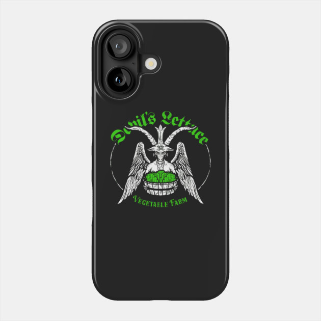 The Devils Lettuce Vegetable Farm Phone Case by dumbshirts