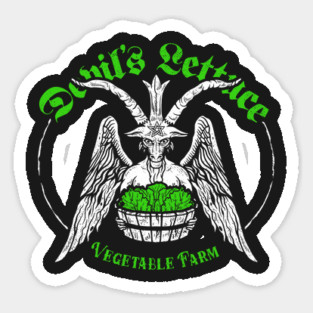 The Devils Lettuce Vegetable Farm Magnet
