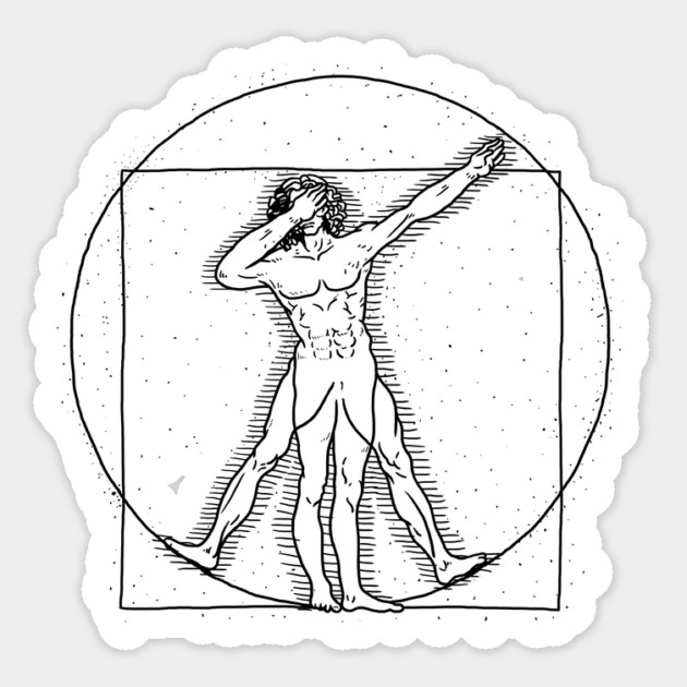 Virtruvian Dab Magnet by dumbshirts