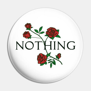 Nothing Rose Floral Pin