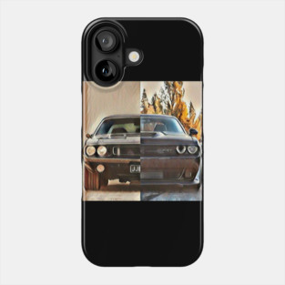 Evolution Dodge Challenger Phone Case
