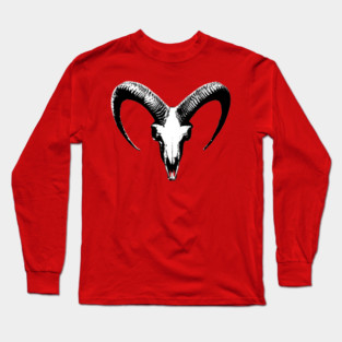 Goat Skull Long Sleeve T-Shirt