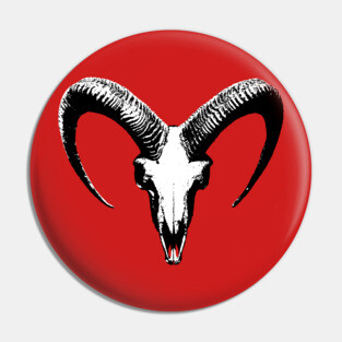 Goat Skull Pin