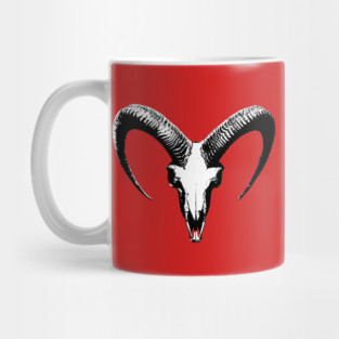 Goat Skull Mug