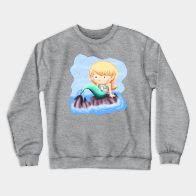 MERMAID Crewneck Sweatshirt by droidmonkey