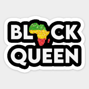 Black Queen, Black Women Sticker