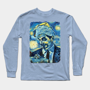 Mr Bean Van Gogh style Long Sleeve T-Shirt
