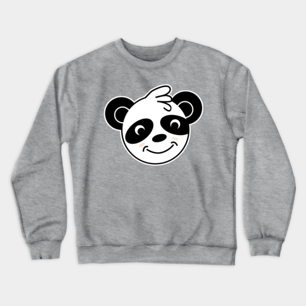 PANDA Crewneck Sweatshirt by droidmonkey