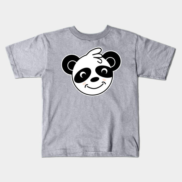 PANDA Kids T-Shirt by droidmonkey