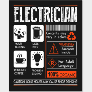 Electrician Posters and Art