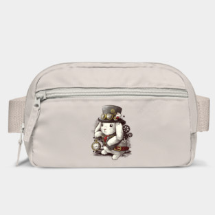Steampunk white rabbit Bag