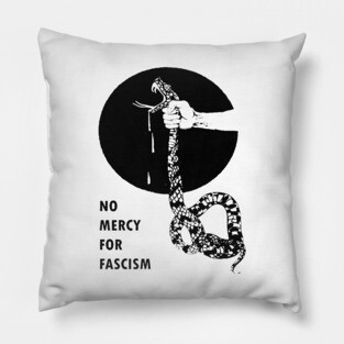 NO MERCY FOR FASCISM Pillow