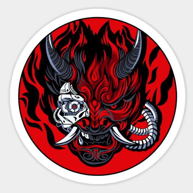 Cyber Oni Sticker