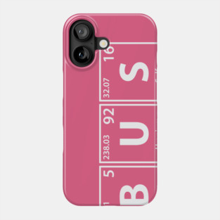 Succubus (S-U-C-Cu-B-U-S) Periodic Elements Spelling Phone Case