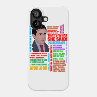 The Office Michael Scott quotes Phone Case