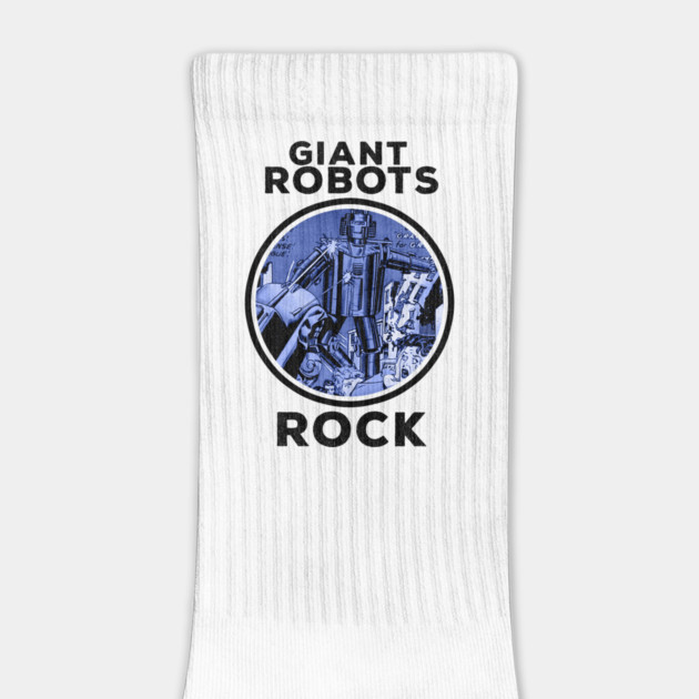 Giant Robots Rock Retro Vintage Comic Book Style by Joaddo