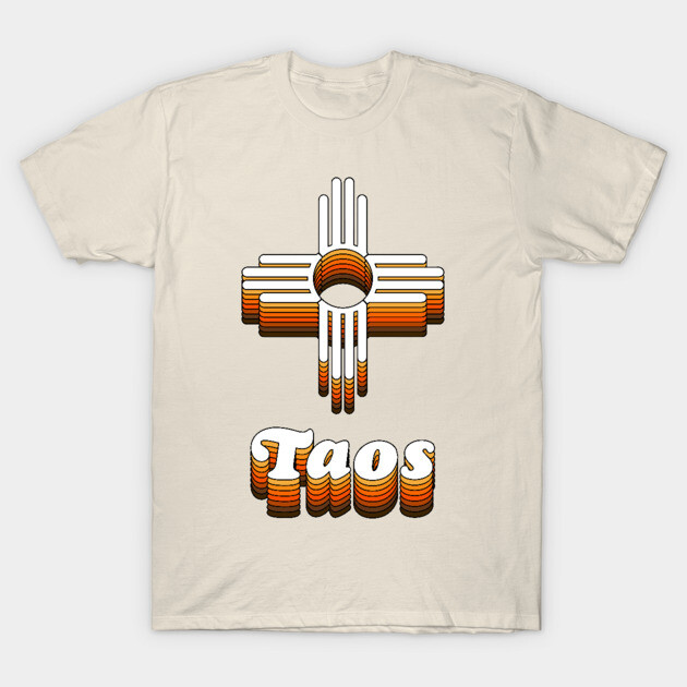 Taos // Retro New Mexico Pride Taos New Mexico T-Shirt TeePublic