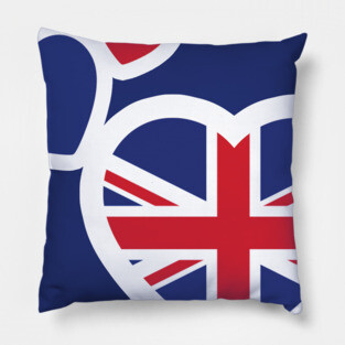 I Love The United Kingdom! Pillow