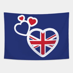 I Love The United Kingdom! Tapestry
