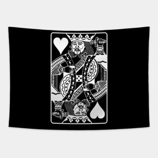 Leo Poker Face Tapestry