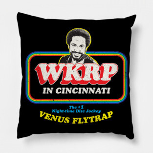 Venus Flytrap WKRP in Cincinnati Pillow