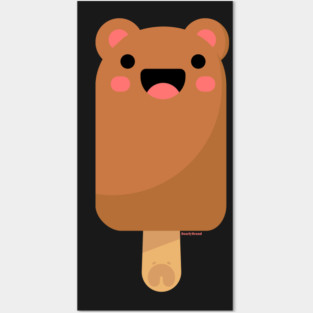 Cute Bear Popsicle for Bear Lovers and Admirers | Gay Bear | BearlyBrand Posters and Art