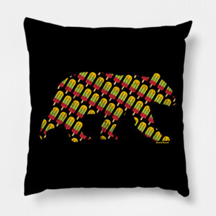 Summer Popsicle Bear Gay Bear Pride | BearlyBrand Pillow