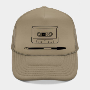 Cassette and Bic Pen Hat