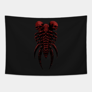 Blood Necromancer Shield Tapestry