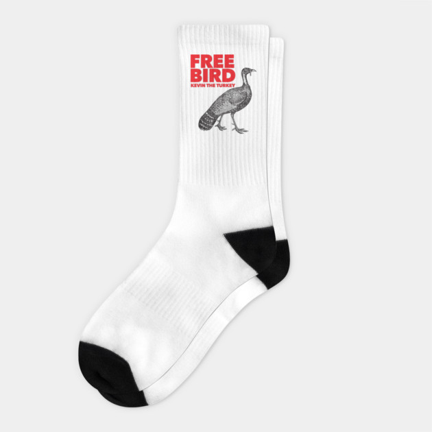 Free Bird - Kevin the Turkey Shirt Socks by Nonstop Shirts