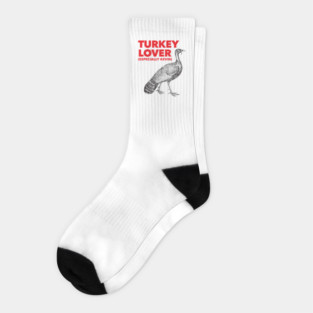 Turkey Lover - Kevin the Turkey Shirt Socks