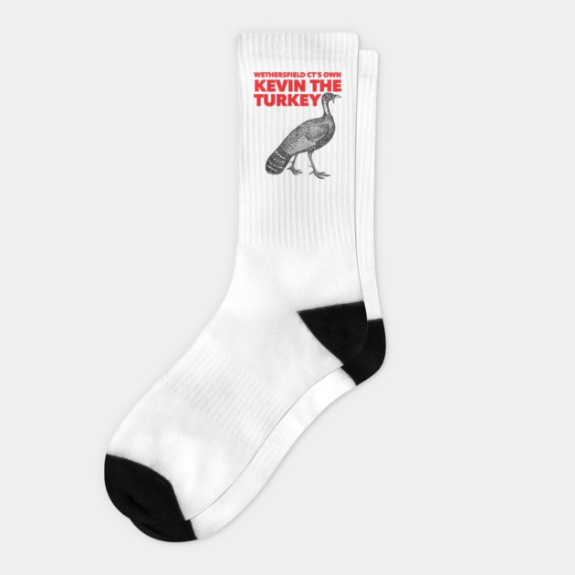 Wethersfield CT's Own Kevin The Turkey Socks by Nonstop Shirts