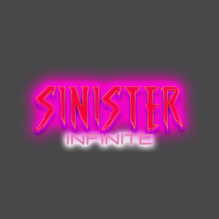 SINISTER INFINITE 80s Text Effects 6 T-Shirt