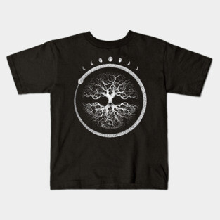 Ouroboros Tree of LIfe Kids T-Shirt