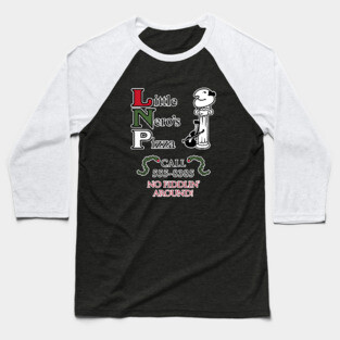 Little Nero's Pizza Baseball T-Shirt