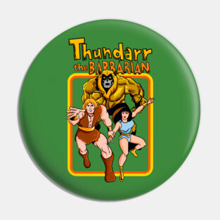 Retro Thundarr The Barbarian Pin