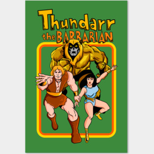Retro Thundarr The Barbarian Posters and Art