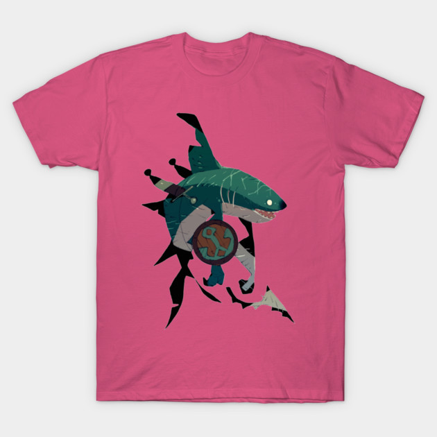 Vegetarian Shark Guard (no text) T-Shirt by HiddenLeaders