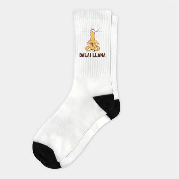 Dalai Llama Socks by dumbshirts
