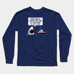Polite Shark Long Sleeve T-Shirt