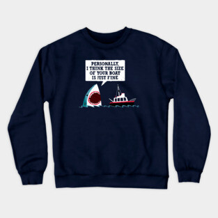 Polite Shark Crewneck Sweatshirt