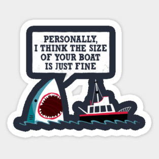 Polite Shark Sticker