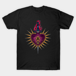 Traditional Sacred Heart Tattoo T-Shirt